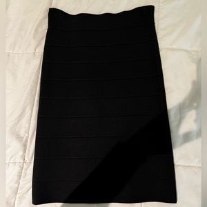 BCBGMAXAZRIA Bandage Skirt (mid-length), Blsck, Size XS